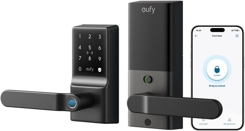eufy Smart Lock C33, Keypad Door Lock with Handle